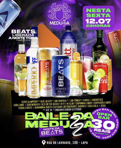 Baile Da Meduzza Mega Open Bar C Skol Beats Por R Nessa Sexta