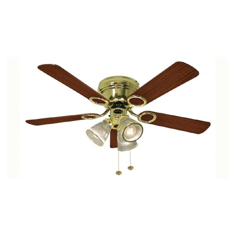 Harbor Breeze 42" Cheshire Polished Brass Ceiling Fan in the Ceiling ...