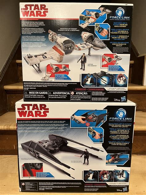 Hasbro Star Wars Kylo Rens Tie Silencer Ski Speeder Vehicle Lot