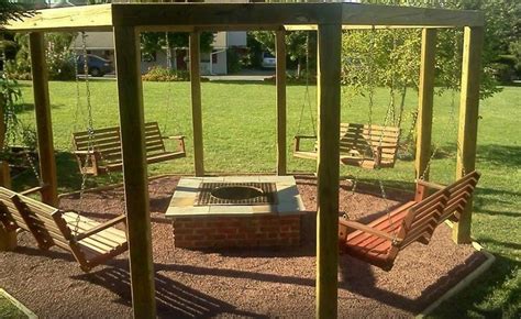 Fire Pit Swing Plans 6 Stunning Design Inspirations