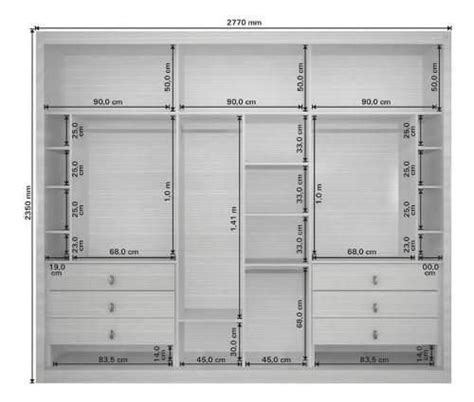 Modelos De Closet Con Medidas Geocax