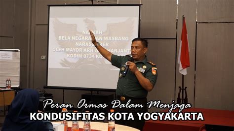 Peran Ormas Dalam Menjaga Kondusifitas Kota Yogyakarta Youtube