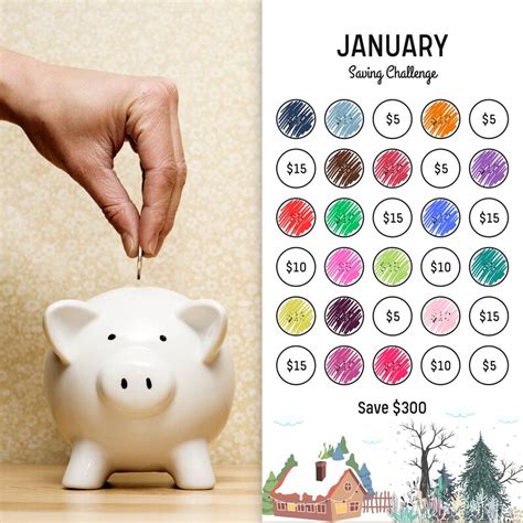 Buy Month Savings Challenge Printable Monthly Saving Challenge