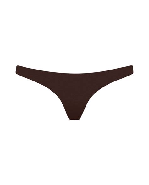 Chocolate Brown Cheeky Brazilian Bikini Bottoms Ark Swimwear