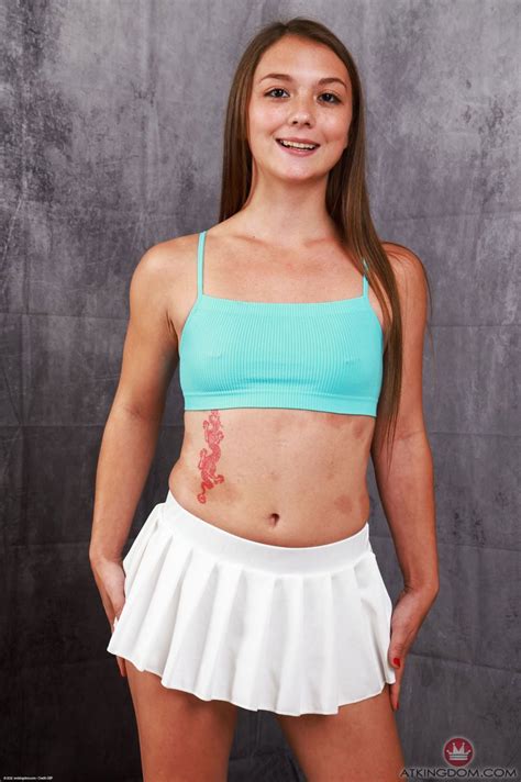 Skinny Girl Mira Monroe Reveals Her Small Boobs And Pink Pussy Photos