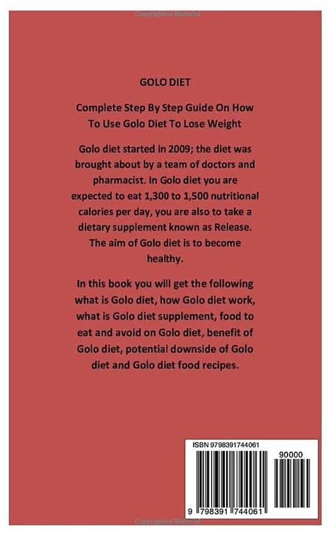 Golo Diet Complete Step By Step Guide On How To Use Golo Diet To Lose