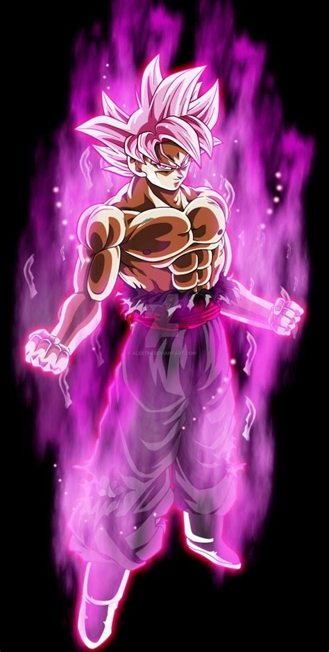 Black Goku Ultra Instinto Rose By Alejandrodbs Anime Dragon Ball The