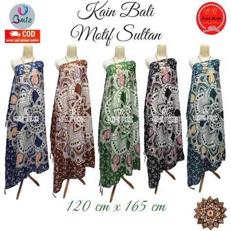 Jual Kain Pantai Kain Bali Sarung Pantai Motif Sultan Standart