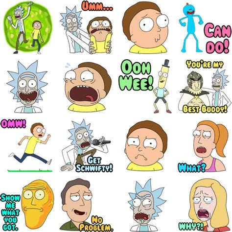 Stickers De Rick Y Morty Para Whatsapp Freewhatsappstickers