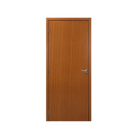 Kit Porta De Madeira Lisa 215x84cm Batente De MDF Ultra 10cm