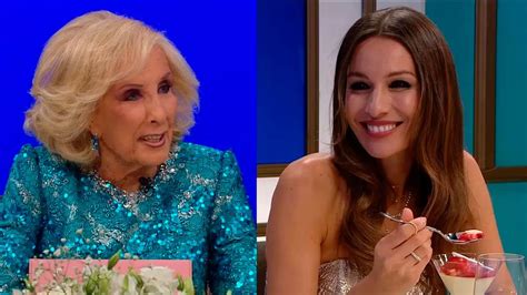 Mirtha Legrand Le Pregunt A Pampita Por Su Peso Y Se Sorprendi