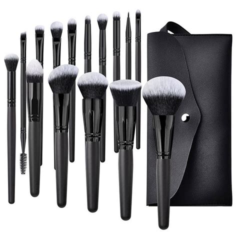 Tidyard Kosmetikpinsel Set 15 Stück Make Up Pinsel Set Mit Aufbewahrungstasche Für Foundation