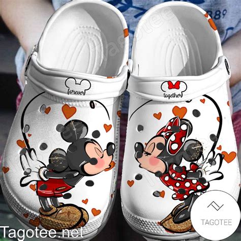 Mickey And Minnie Forever Together Crocs Clogs Tagotee