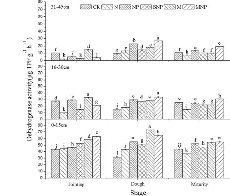 Dehydrogenase Lg Tpf G 1 H 1 Activity In Soil With Different