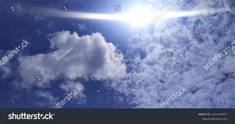 Blue Sky Clouds Background Hd Wallpaper Stock Photo 2151079377 ...