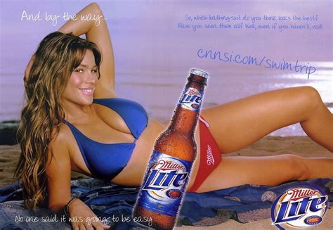 She Was A Spokespersonmodel For Miller Lite 2002 Sofia Vergara Beer Ad Sofia