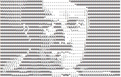 Ascii Art Attempt Hitler By Todellisus On Deviantart