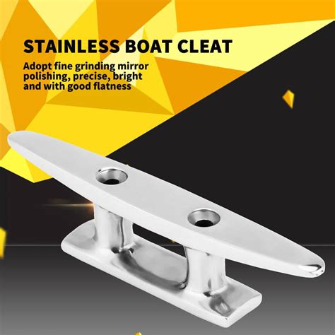 4 Inch Mooring Cleats Boat Dock Cleat Stainless Steel Boat Mooring Dock ...