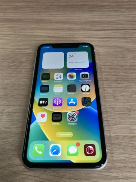 APPLE IPHONE 11 64Go Blanc Super État A2221 Ecran Neuf Boite