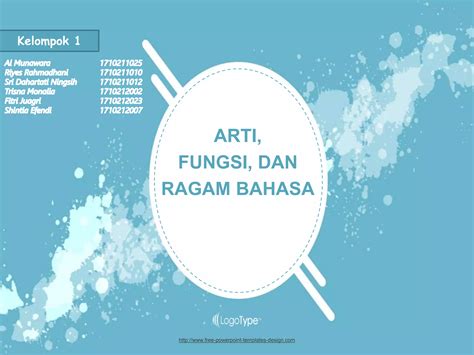 Arti Fungsi Dan Ragam Bahasa Ppt