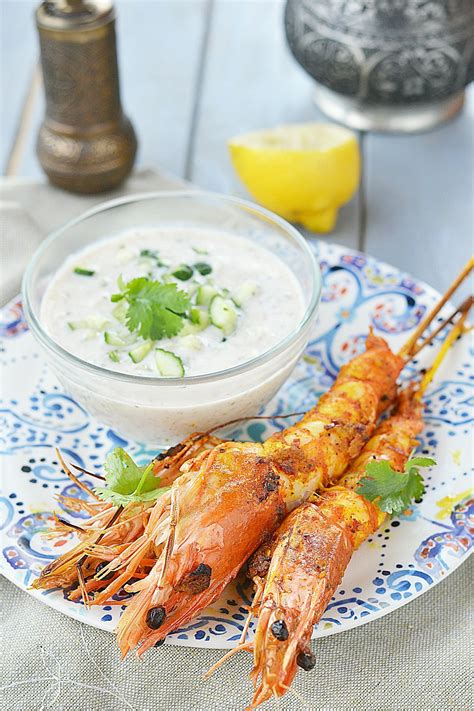 Recette Brochettes De Gambas Marin Es Marie Claire