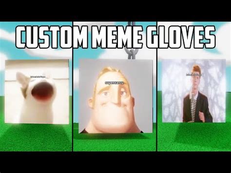 Custom Glove Memes - Slap Battles - YouTube