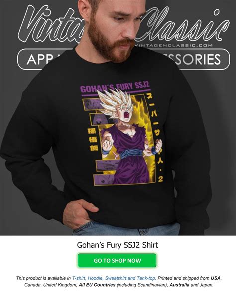 Gohans Fury SSJ2 Shirt By Vintagenclassic Tee Store Issuu