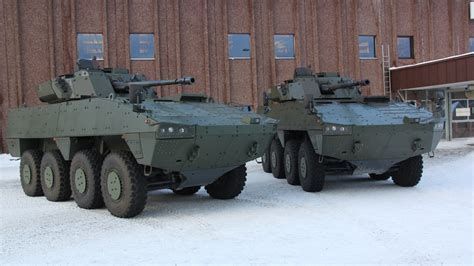 SNAFU BAE Systems AMV35 During Live Firing Test Hagglunds Factory