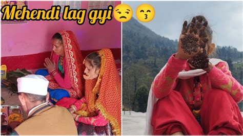 Finally Sadi Me Aa Gyi Mehendi Ke Din Khub Masti Ki Next Vlog Sadi Ka