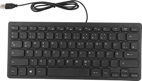 Yoidesu Wired Keyboard, TT-A01 78 Keys USB Keyboard Mute Ultra Thin ...