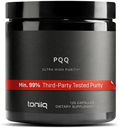 Toniiq Ultra High Purity Pqq Capsules Highly Purified And Highly