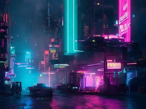 Premium Photo | Cyberpunk cityscapes with a cyberpunk aesthetic ...