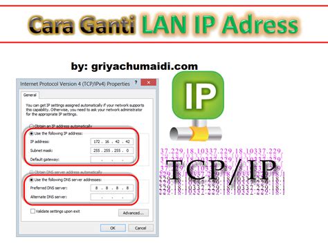 Cara Setting Dan Mengganti LAN IP Adress Terbaru Untuk Pemula Dasar