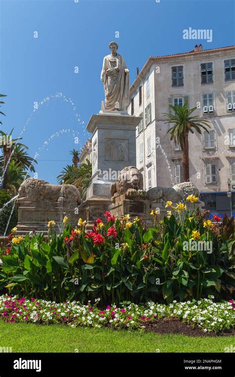 Ajaccio France August 17 2018 Napoleon Bonaparte In Roman Garb