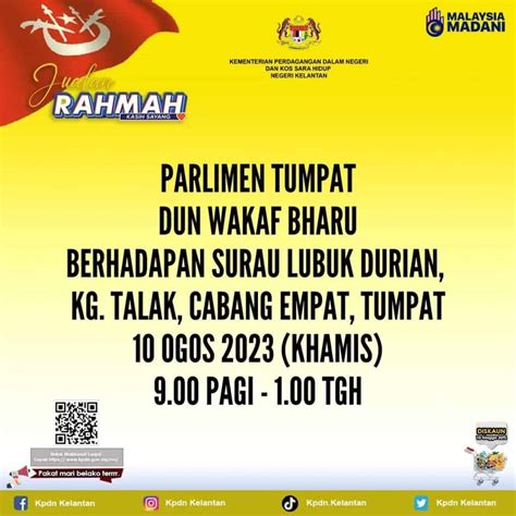 Program Jualan Rahmah 2023 Senarai Lokasi Setiap Negeri