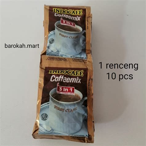 Jual Indocafe Coffeemix In Kopi Renceng Isi Pcs X G Shopee