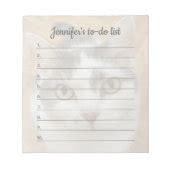 Custom Photo Text Personalized To Do List Notepad Zazzle