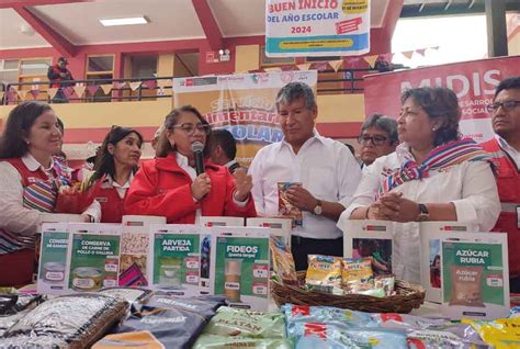 Midis SupervisÓ Inicio Del Servicio Alimentario Escolar En Ayacucho