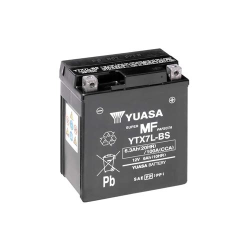 Yuasa YTX7L-BS - Tyre to Motorbike