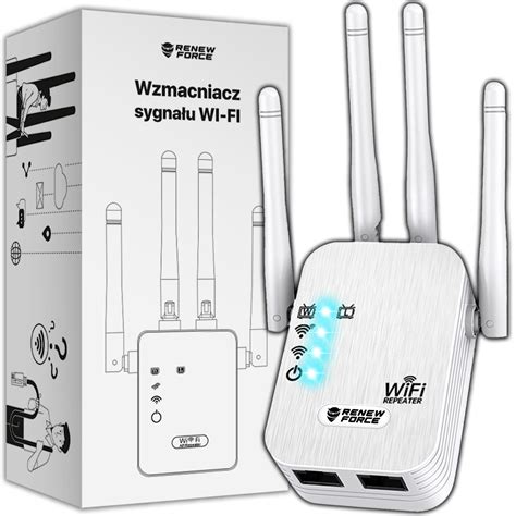 WZMACNIACZ Sygnału WiFi Sieci 5ghz MOCNY 1200Mb s Zasięg WiFi REPEATER