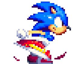 Sonic and Amy: Sonic Running Sprite by CobaltTheHedgehog on DeviantArt