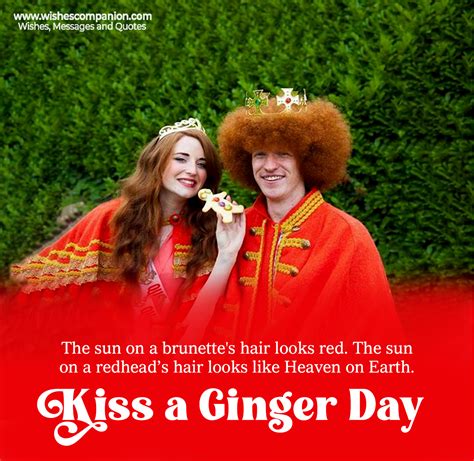 National Kiss A Ginger Day Wishes Messages And Images