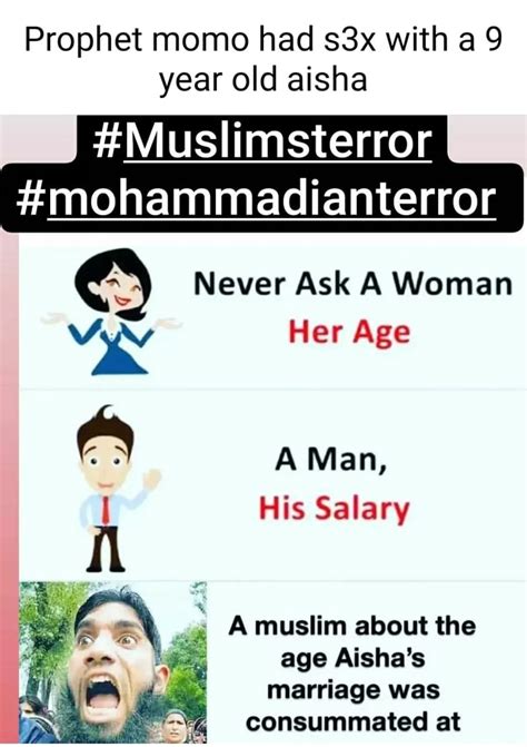 Prophet Momo Had With A 9 Year Old Aisha Muslimsterror