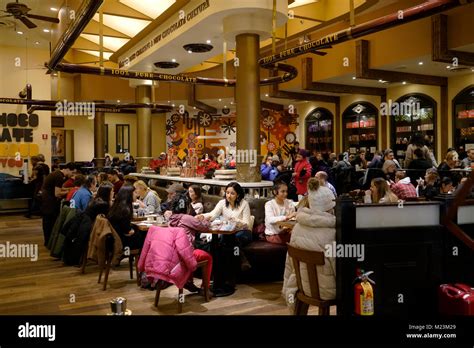 Interior View Of Max Brenner Chocolate Bar And Restaurant On Broadway