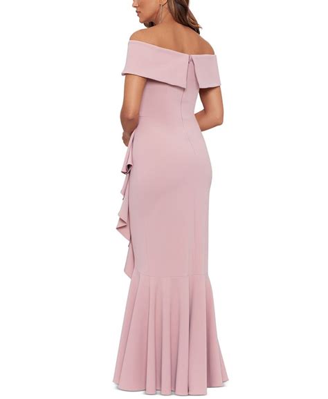 Betsy And Adam Off The Shoulder Mermaid Gown Macys