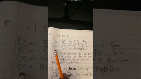 Writing Down Lyrics to Beatboxing Sounds