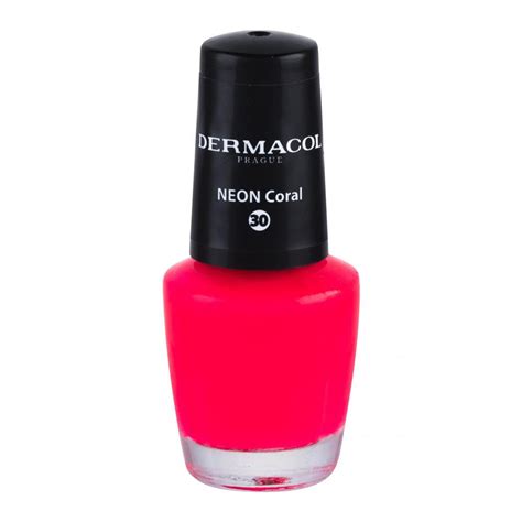 Dermacol Neon Körömlakk nőknek 5 ml Változat 30 Neon Coral PARFIMO hu