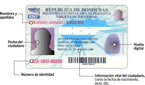 ¿como Obtener La Tarjeta De Identidad En Honduras Tramites Hn