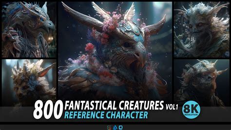 ArtStation - 800 fantastical creatures vol1 | Artworks