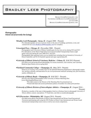 Bradley Leeb Resume PDF